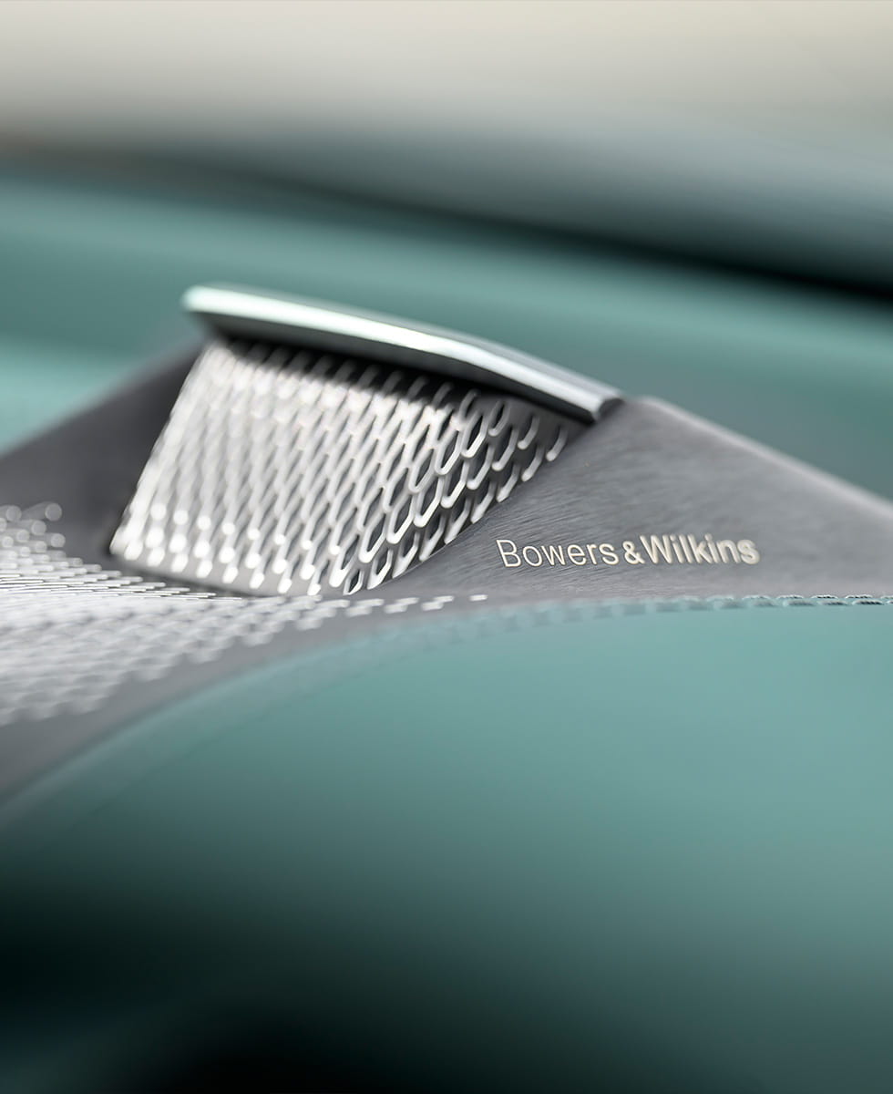 DBX speaker pictured close up