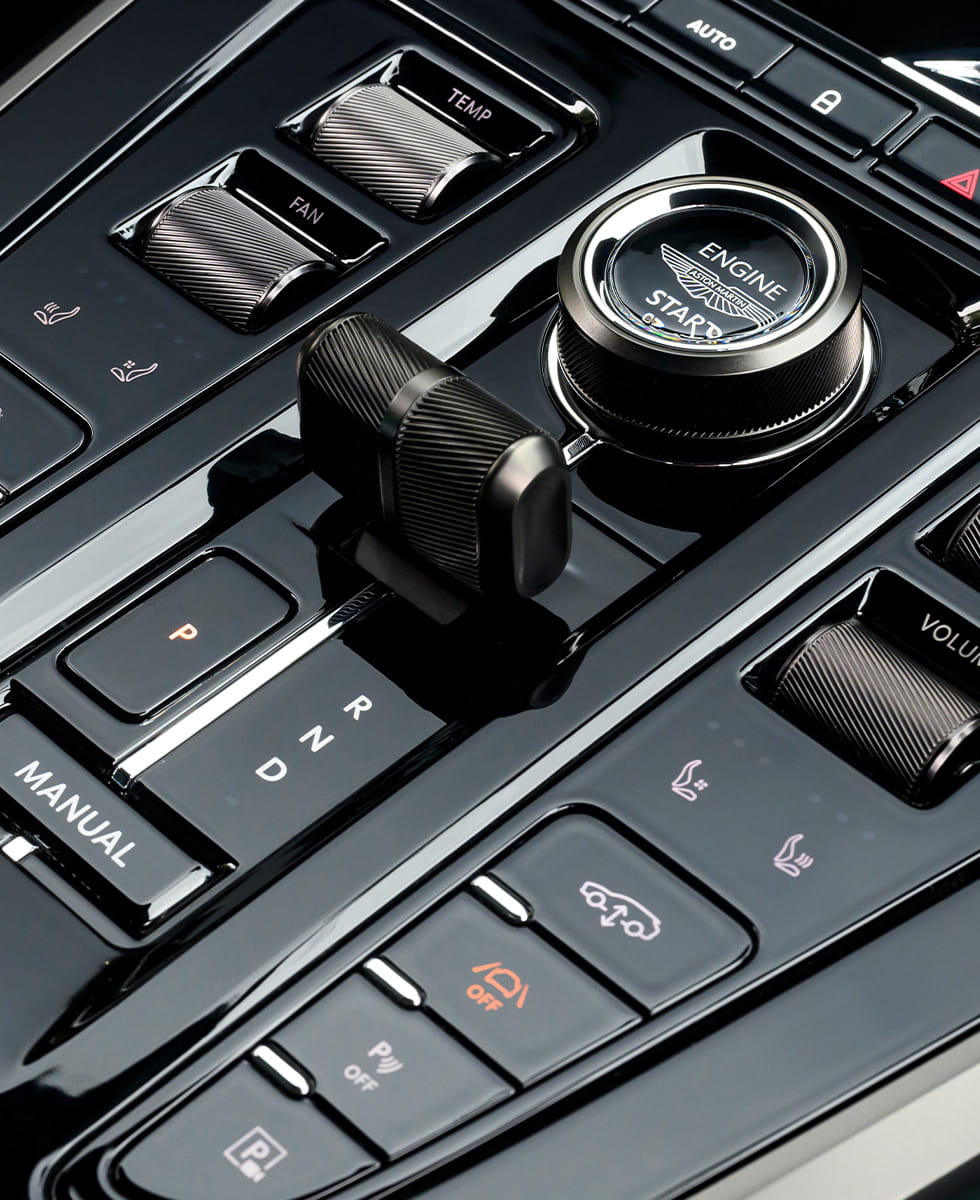 DBX buttons pictured close up